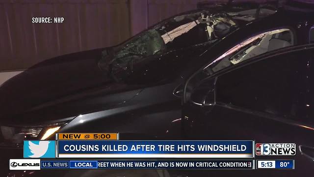 Family of woman, teen killed after tire hits windshield speaksout