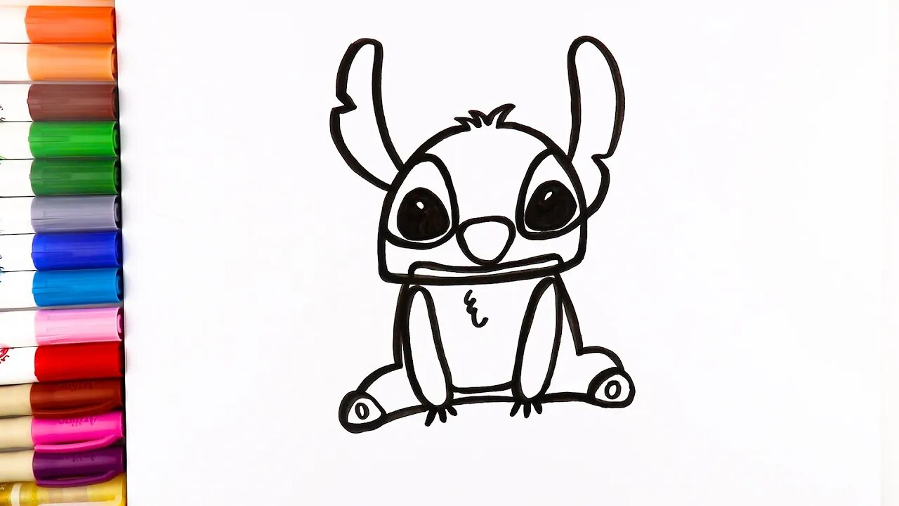 Drawing and Coloring Stitch + More for Kids & Toddlers | Ariu Land