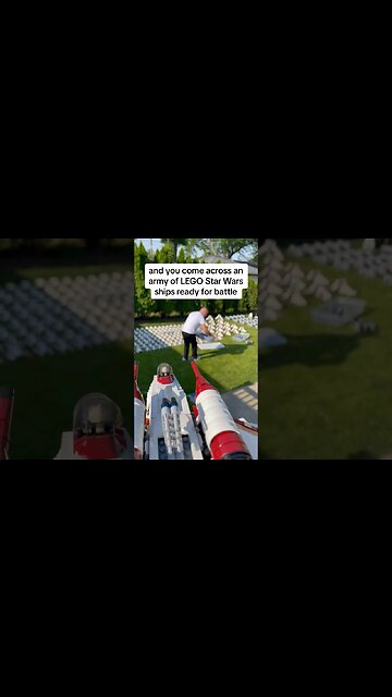 Flying a LEGO Gunship