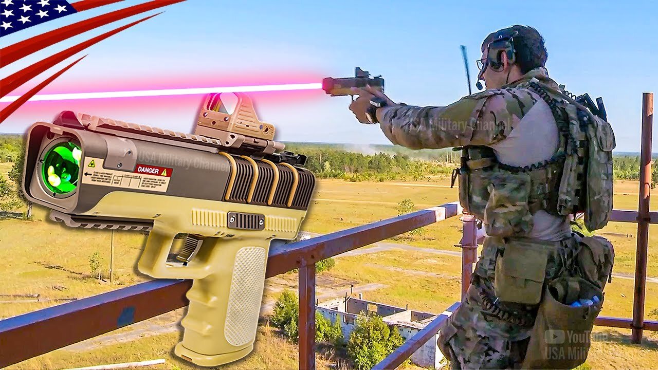 World's Most Powerful Pistol: Pull the Trigger and Laser-Guided Weapons Fall