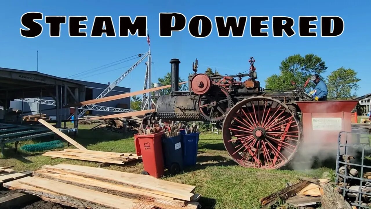 Steam Powered Sawmill at the Lake Region Threshing Show