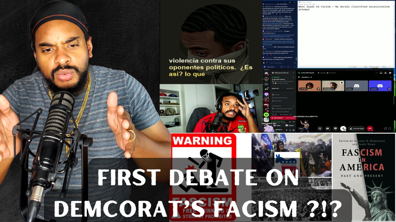 Finally fixed my stream pt.2 - More Jan 6 stuff, a bit of BLM, and my 1st Debate on Dem Facism?