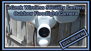 ieGeek Flight 4T 2K Floodlight PIR Security Camera Colorful Night Vision Two-Way Audio FULL REVIEW