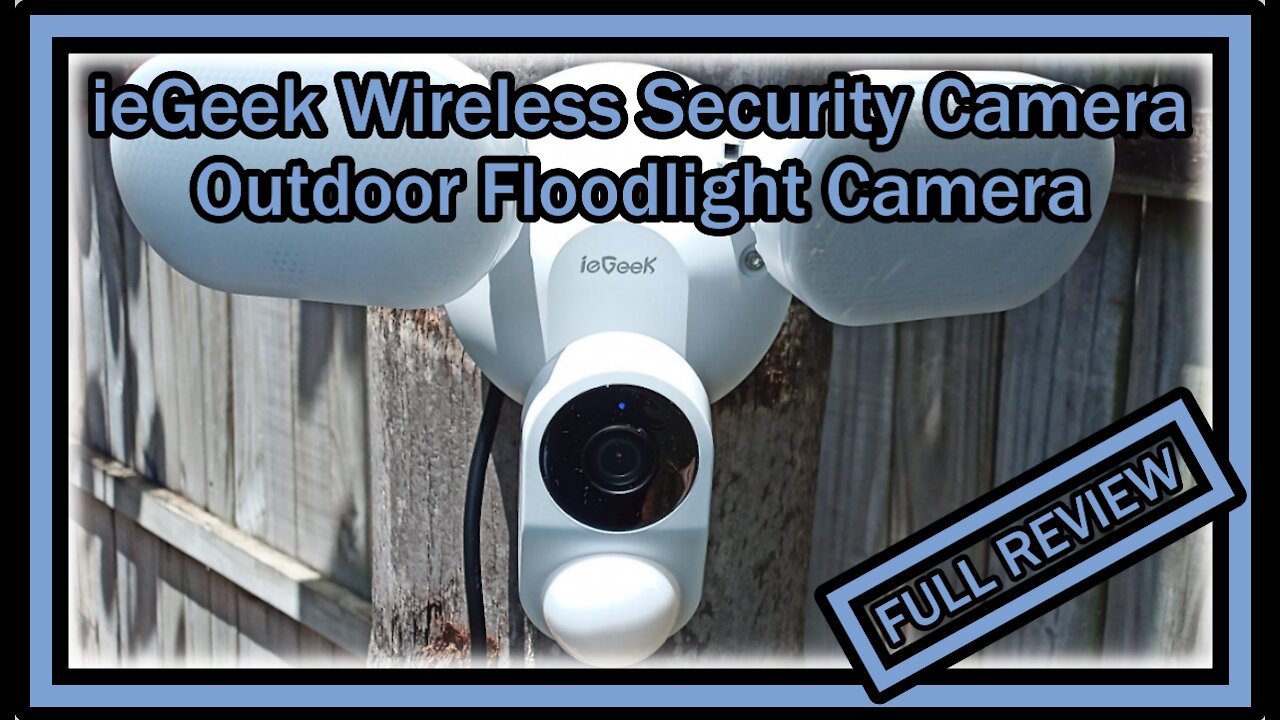 ieGeek Flight 4T 2K Floodlight PIR Security Camera Colorful Night Vision Two-Way Audio FULL REVIEW
