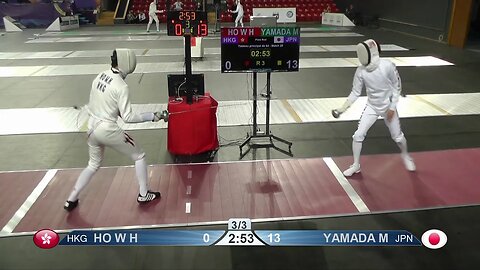 Epee Fencing - Battling till the end! | Ho W H vs Yamada M