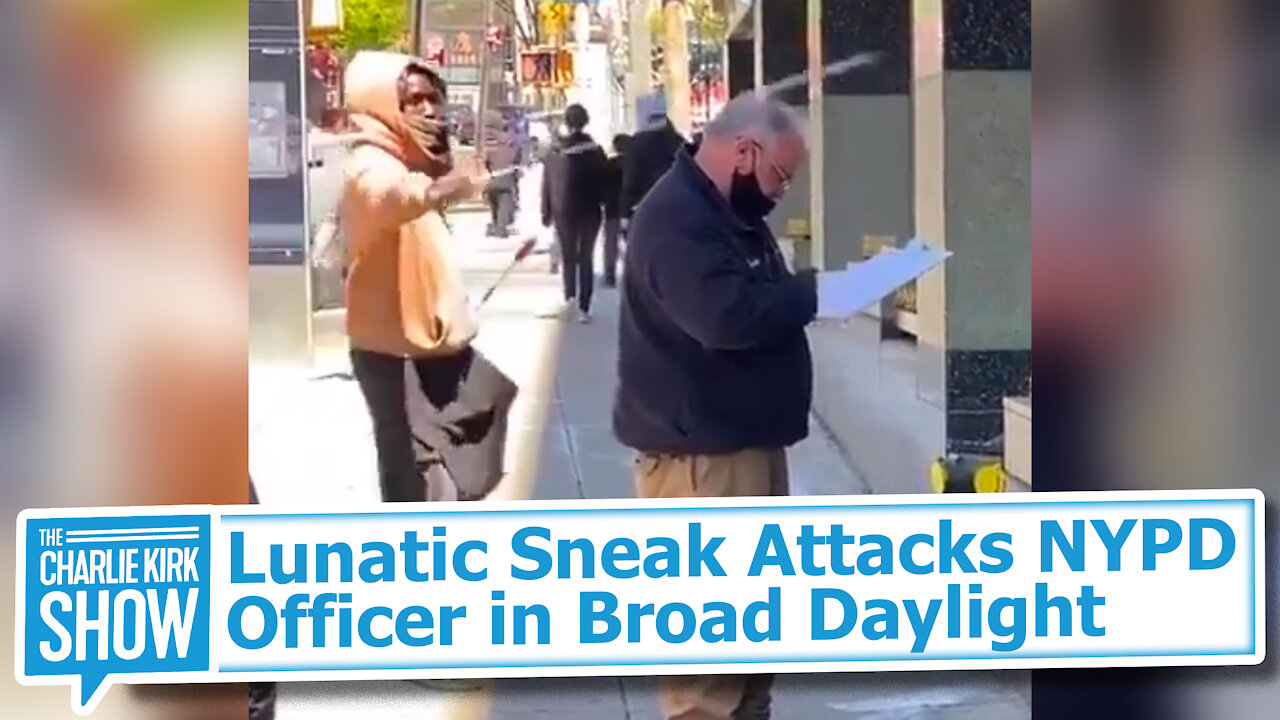 Lunatic Sneak Attacks NYPD Officer in Broad Daylight