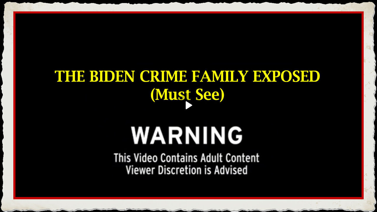 The Biden Crime Family Exposed (Must See)