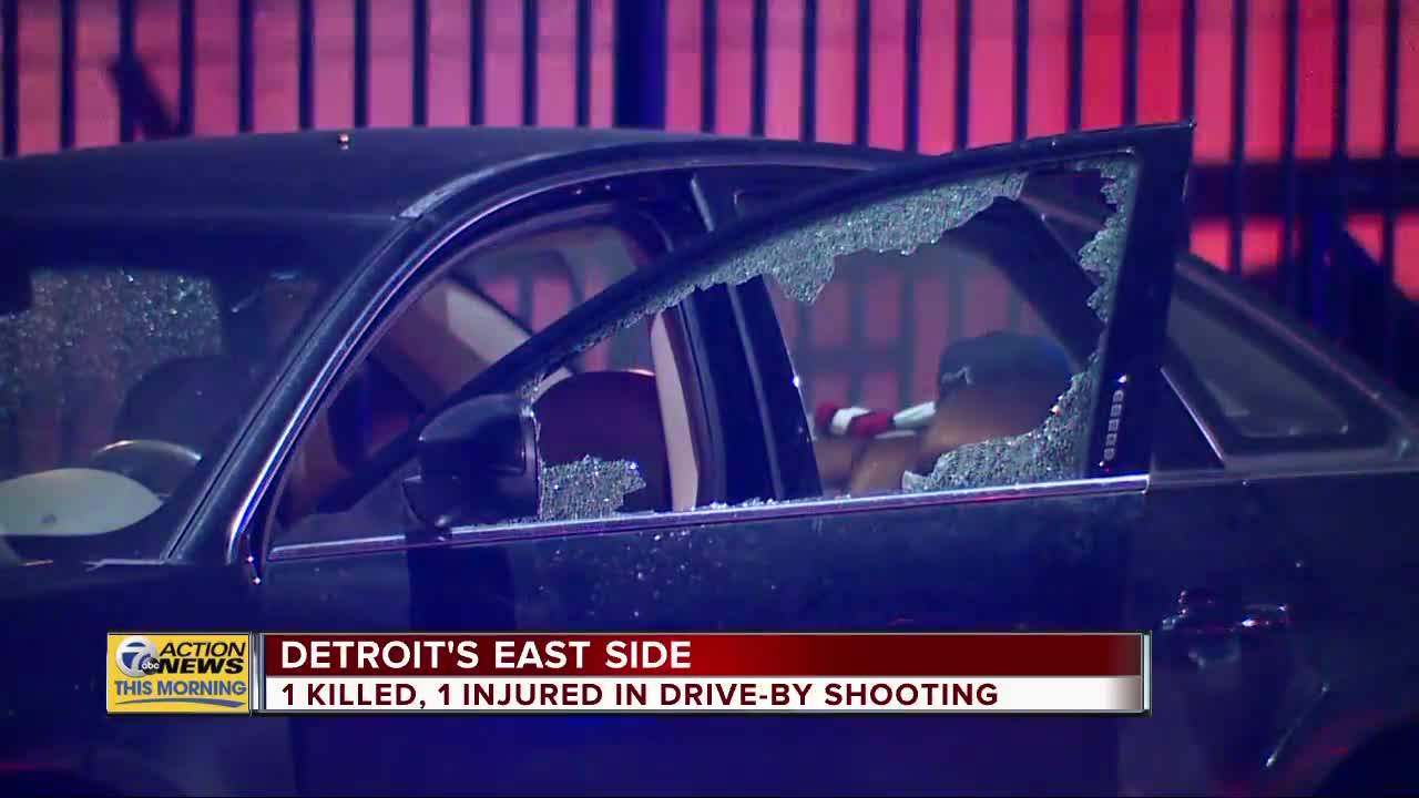 1 killed, 1 injured in drive-by shooting in Detroit