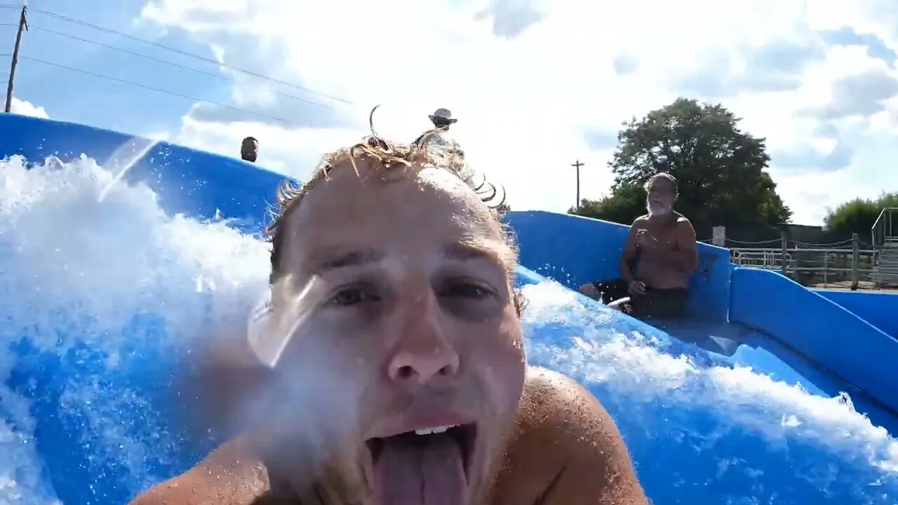 flowrider - Logan - 12 at Soak City, Kings Island