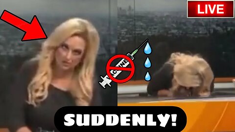 Weather girl SUDDENLY COLLAPSES Live on Air! RUSHED OFF IMMEDIATELY..FAUICI SAUCE?