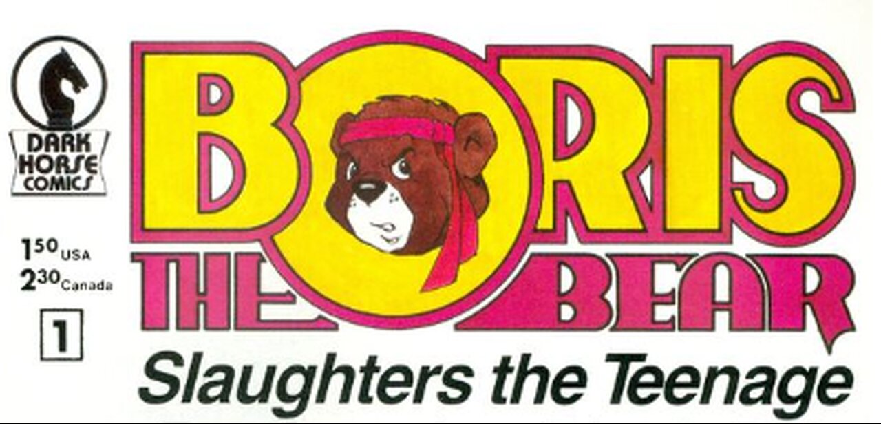 1986 Boris the Bear Comic Book Collection