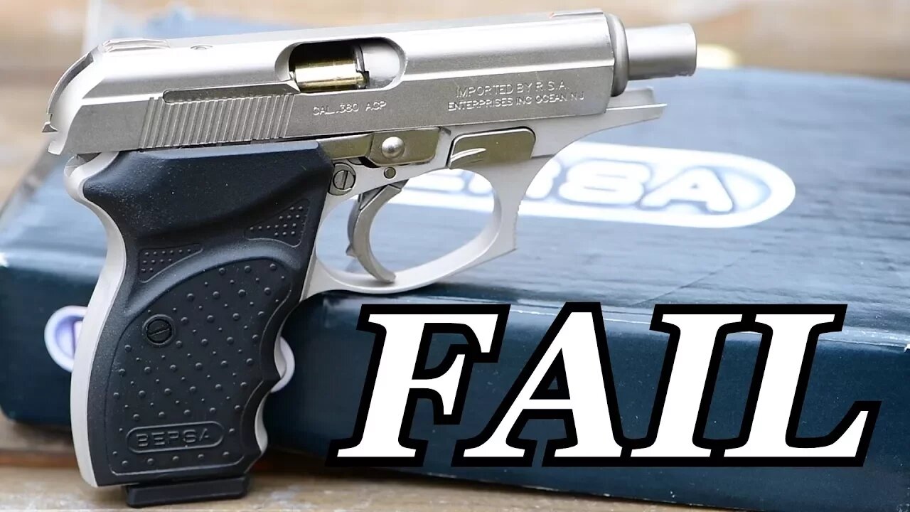 Bersa Thunder 380cc - FAIL