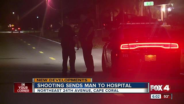 Man shot near Cape Coral home, seeks help at fireworks stand