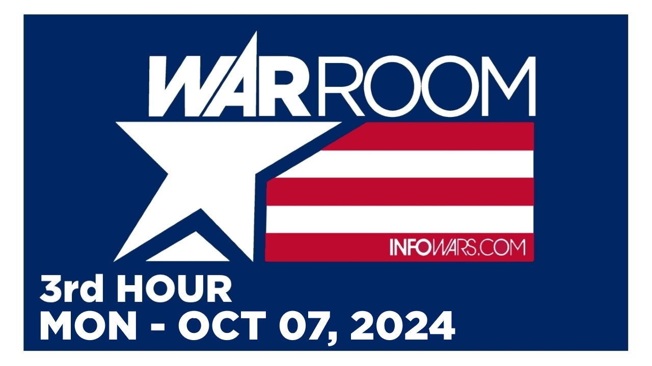 WAR ROOM [3 of 3] Monday 10/7/24 • FEMA FAILURE HELENE DISASTER News, Reports & Analysis • Infowars