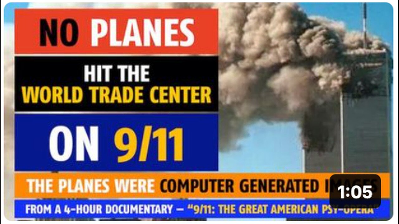 NO planes hit the World Trade Center on 9/11; the planes were computer-generated images