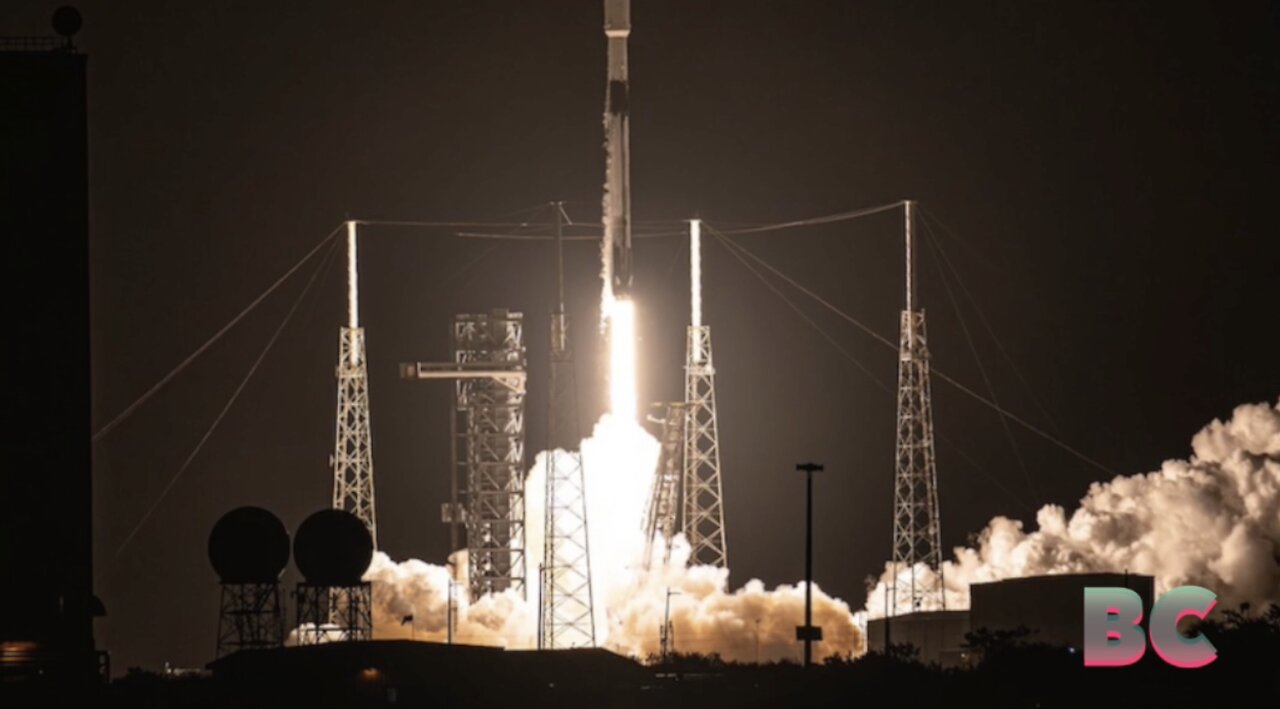 SpaceX Falcon 9 launches Ovzon-3 satellite