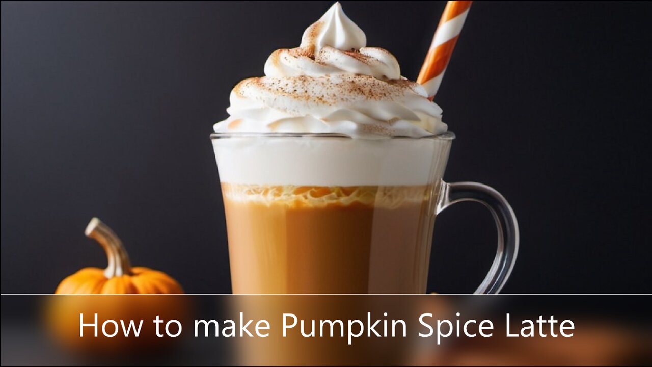 How to make Pumpkin Spice Latte like Starbucks 🍂☕