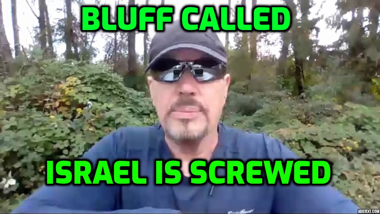 GLOBALIST NARRATIVE DIES - ISRAEL IS PREMATURELY SCREWED (SHARE)