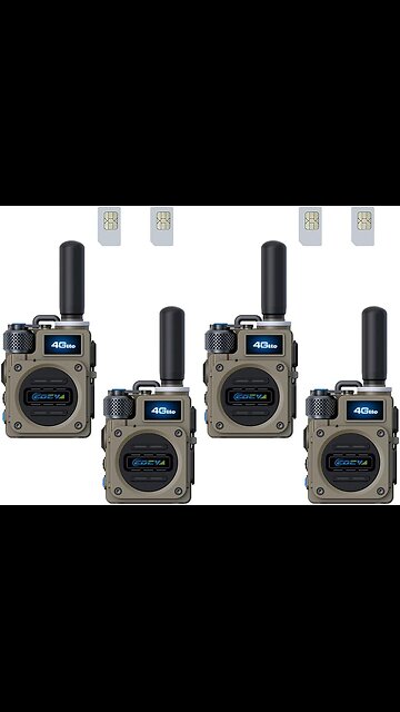 Global-ptt walkie Talkie for Adults 4G POC Two Way Radio 1000 Miles Distance Network