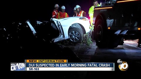 1 dead, 3 injured in crash along SR-163