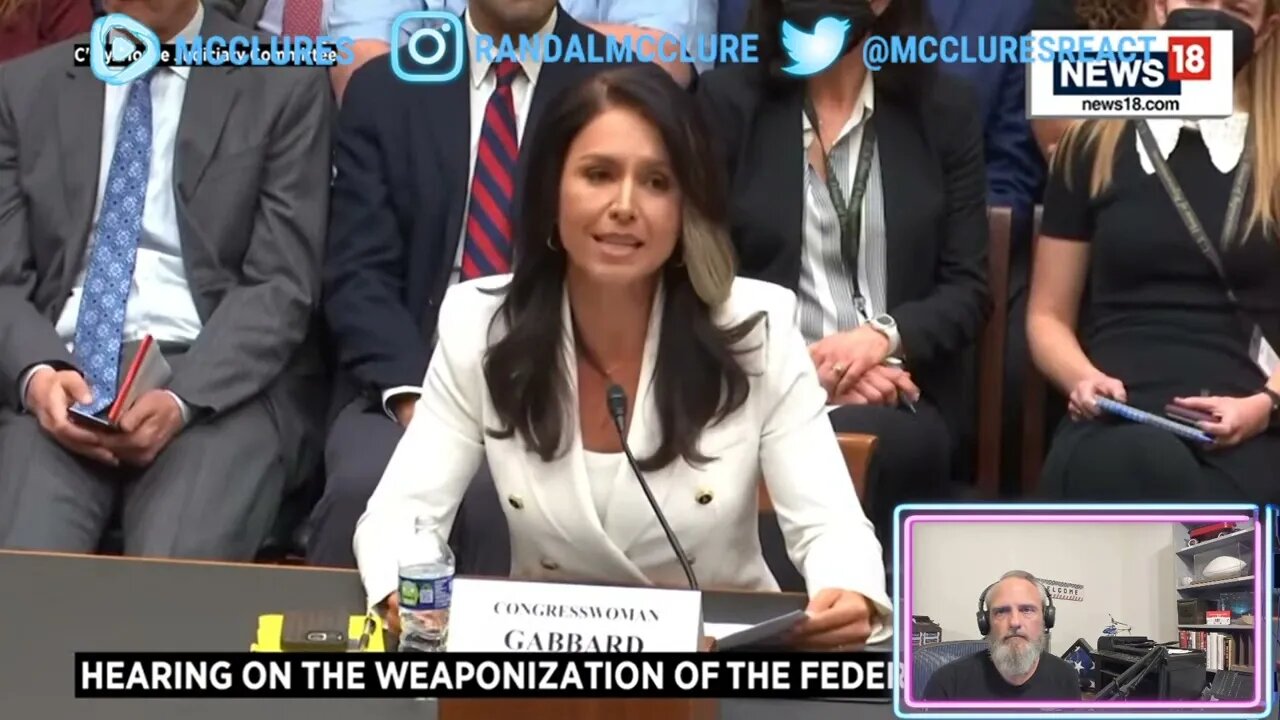 Tulsi Gabbard Weaponization Of The Federal Government