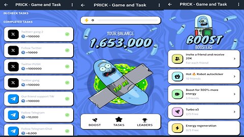 PRICK - Game and Task | New Crypto Mining Bot On Telegram | The Next Notcoin