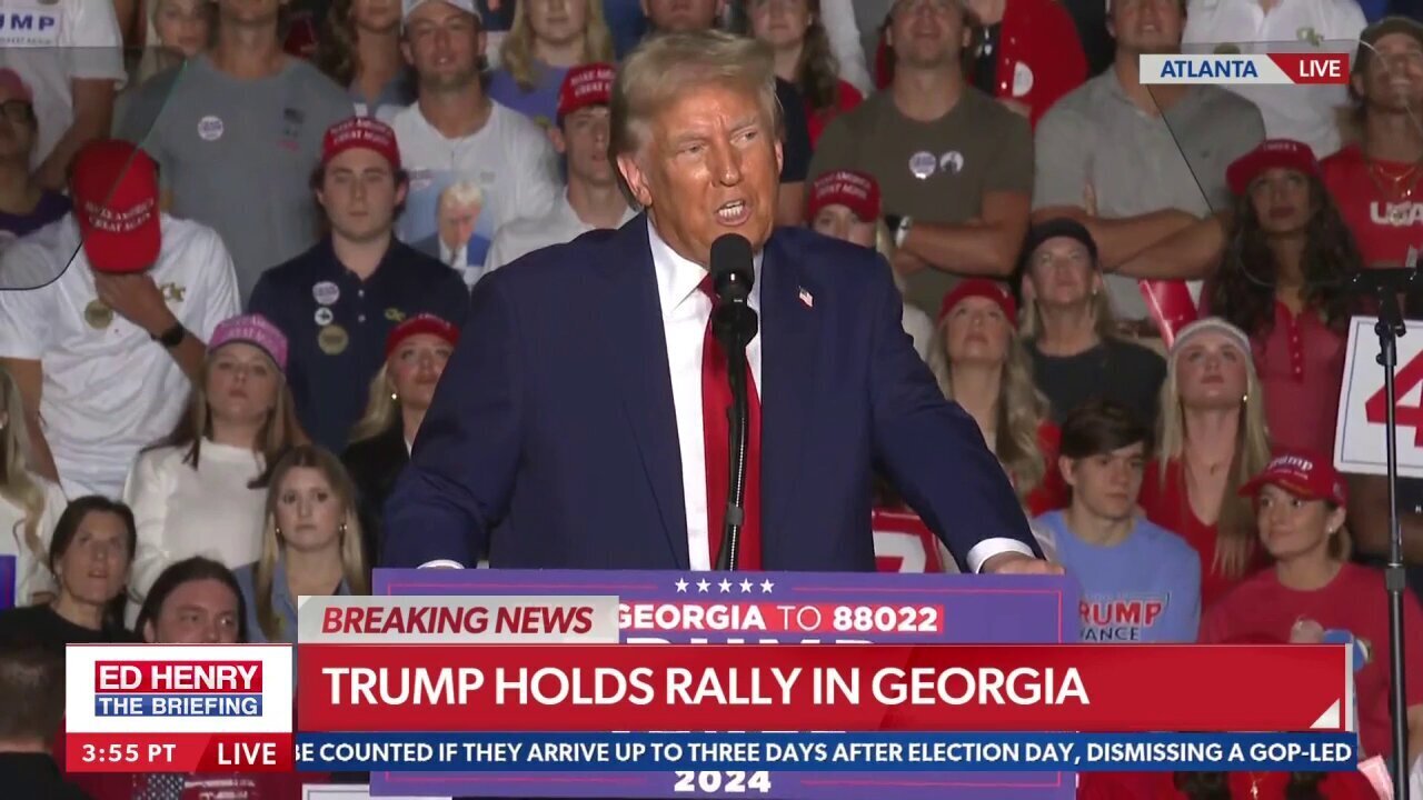 President Donald Trump rally in Atlanta, Georgia | FULL REPLAY