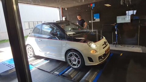 ABARTH 595C Turismo MTA off the dyno she goes