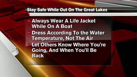 Coast Guard: Great Lakes waters are dangerously cold