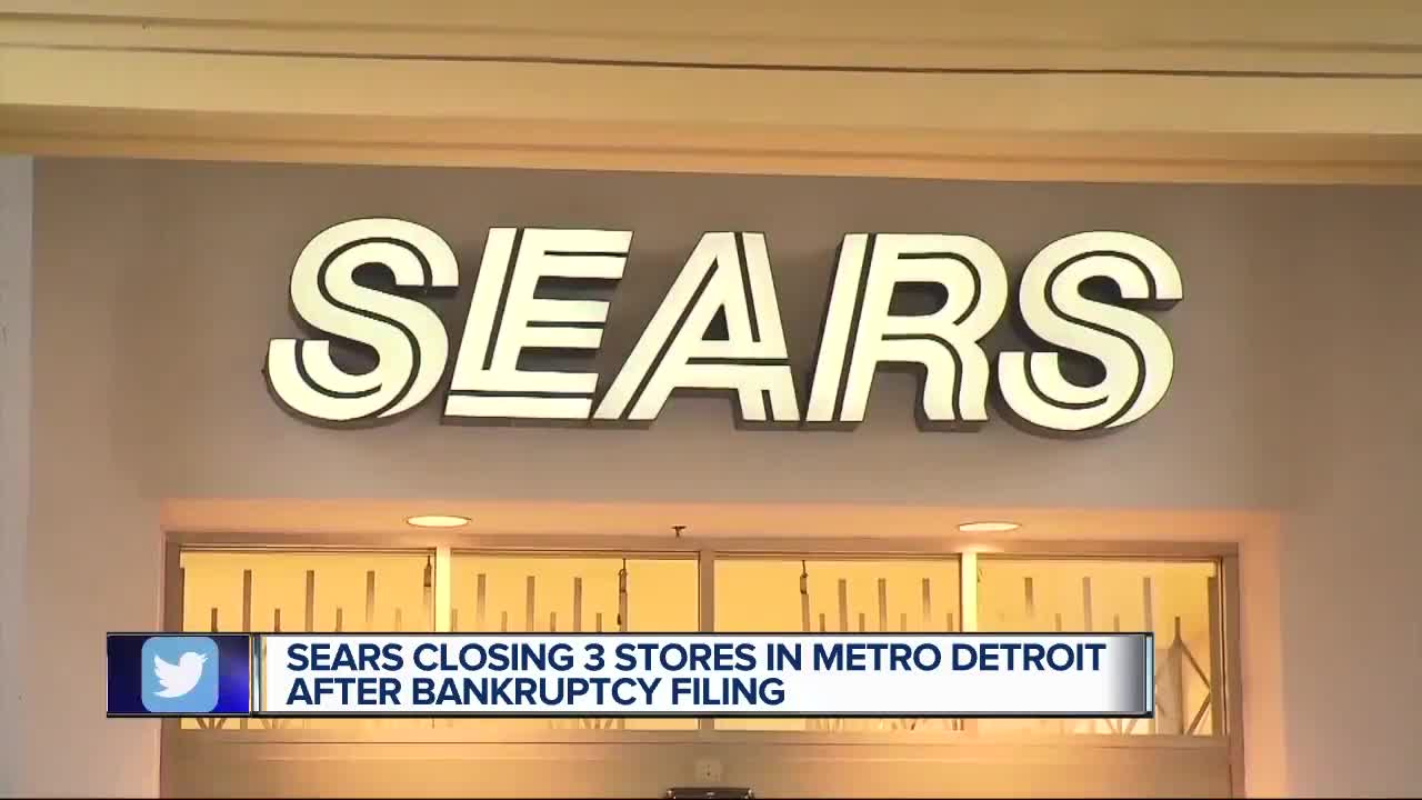 Four Sears, Kmart stores in Michigan closing after bankruptcy filing