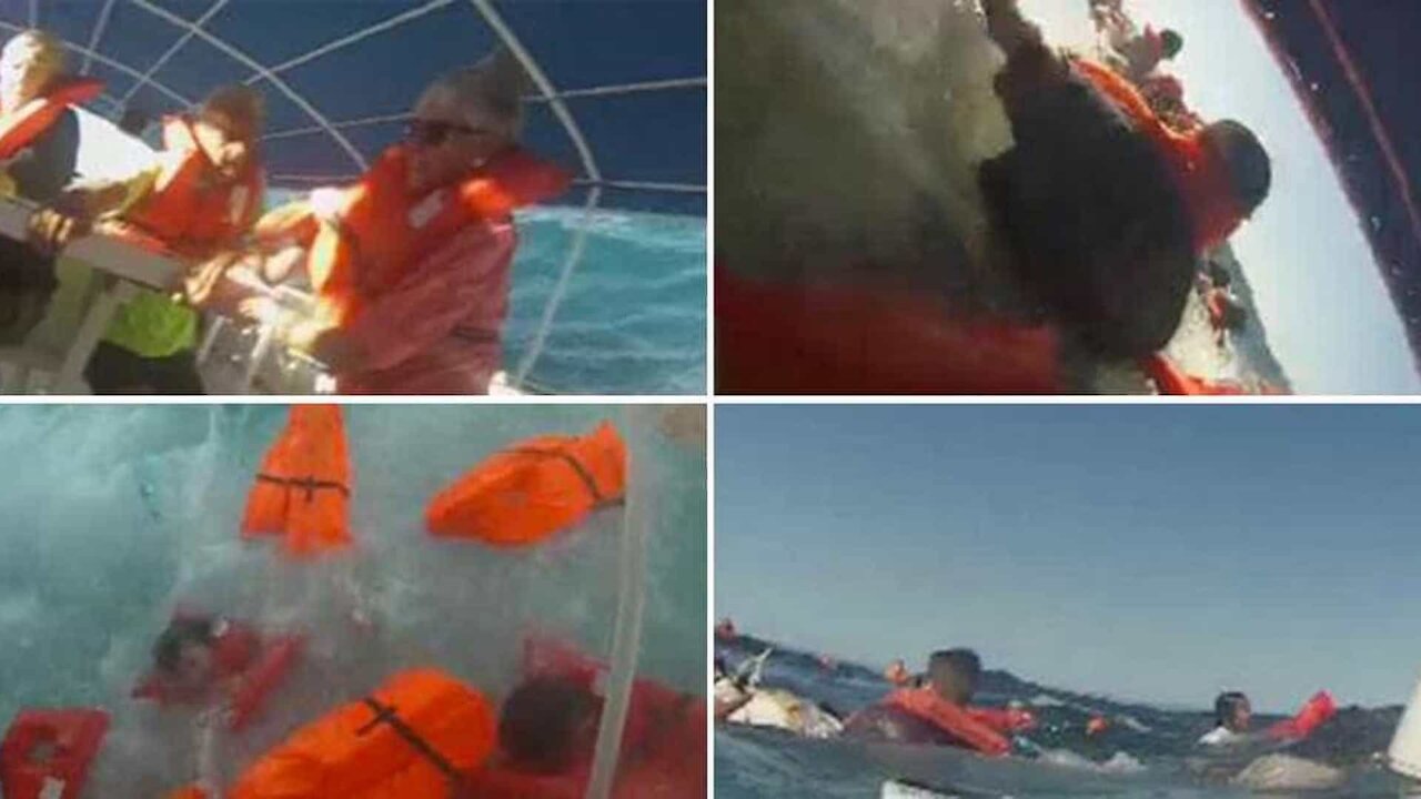 Woman records terrible moment when boat sinks with 100 tourists in Costa Rica