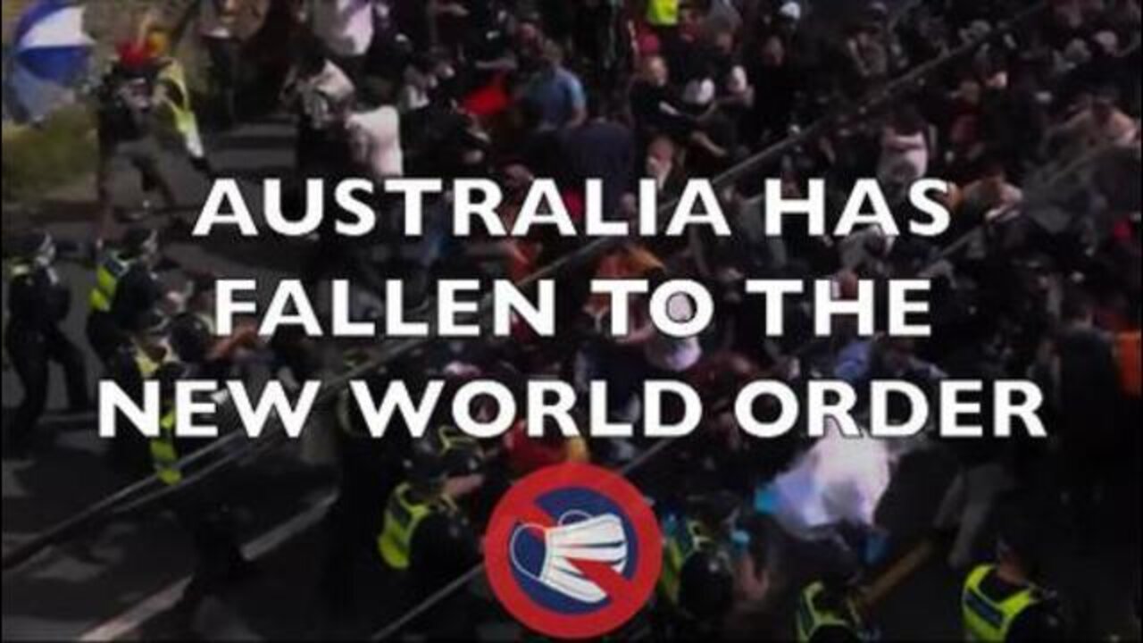 A Cry For Help: Australia Has Fallen to The New World Order