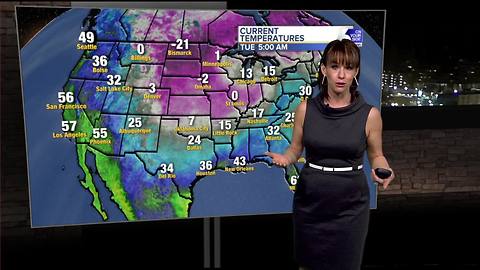 A few showers could pop up Tuesday in SW and central Idaho