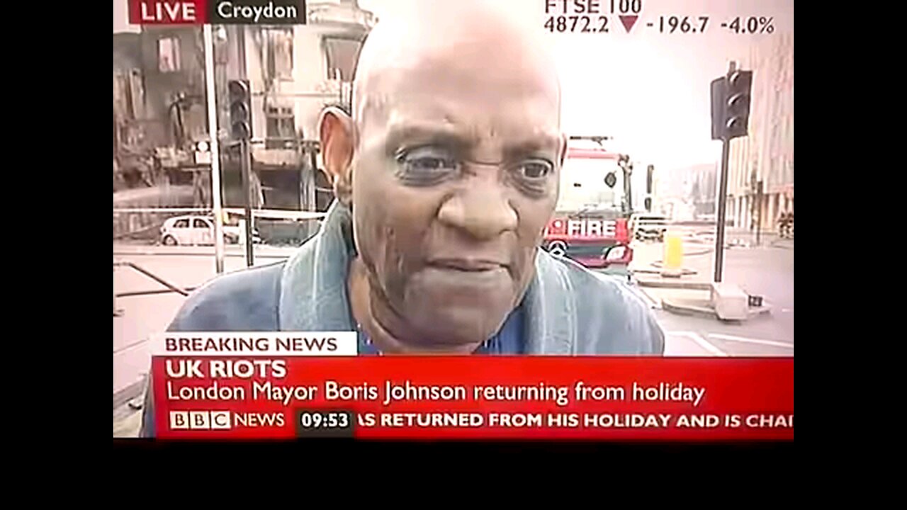 An Interview from the 2011 London Riots... BBC News would rather you never saw this again