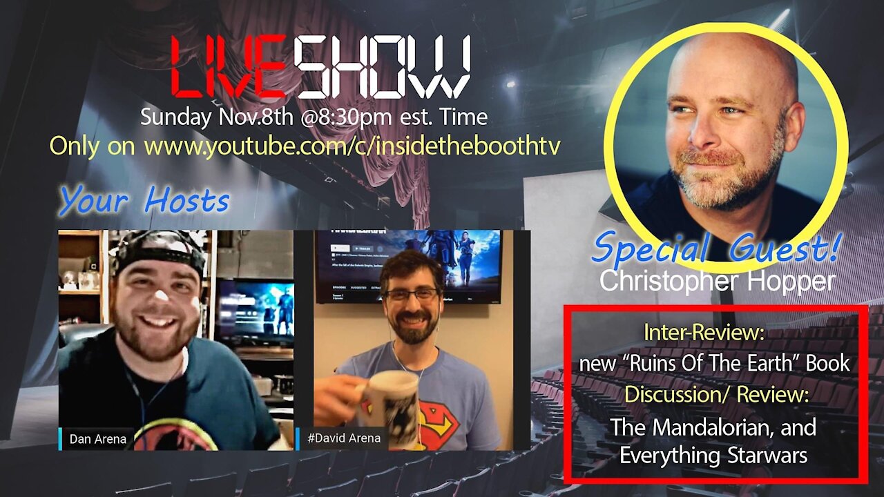 Live talk show with Christopher Hopper