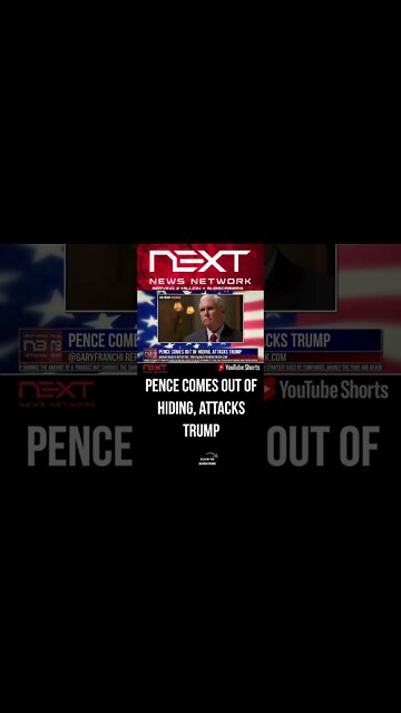 Pence Comes Out of Hiding, attacks Trump #shorts