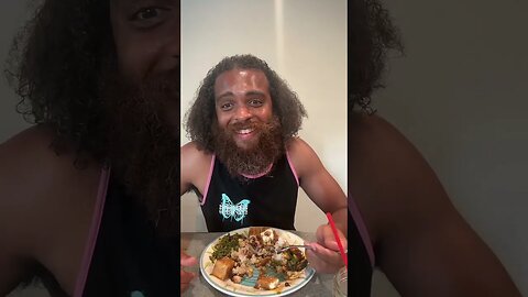 plant Based Soul food fried tofu Feast Live with Rock Mercury on tiktok