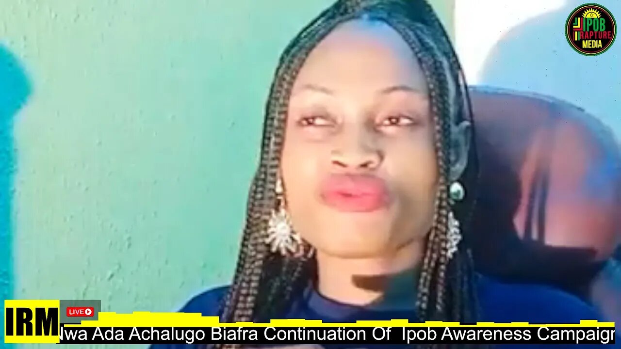 Ipob Awareness Campaign Continues With Nwa Ada Achalugo Biafra