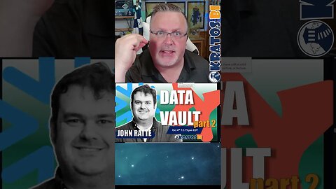 Data Vault Part 2 with John Ratte at 12:15 pm CDT #datavault