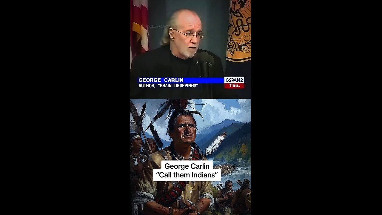 George Carlin on native Americans nothing but facts