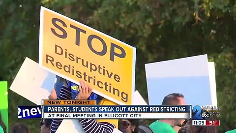 Parents, students speak out against redistricting in Howard County