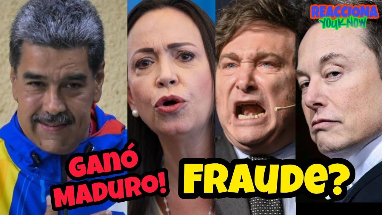 REACCIÓN 🚨 Corina Machado, Elon Musk y Javier Milei 🇦🇷 NO Reconocen Victoria de Nicolás Maduro 🇻🇪