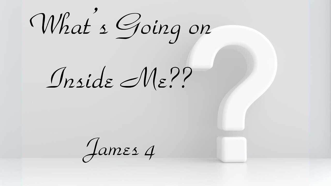 What's Going on Inside Me?? - Pastor Jeremy Stout