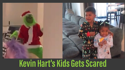 Watch Kevin Hart's Kids' Priceless Reactions to Santa & The Grinch