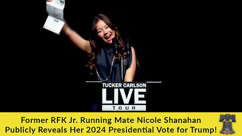 Former RFK Jr. Running Mate Nicole Shanahan Publicly Reveals Her 2024 Presidential Vote for Trump!