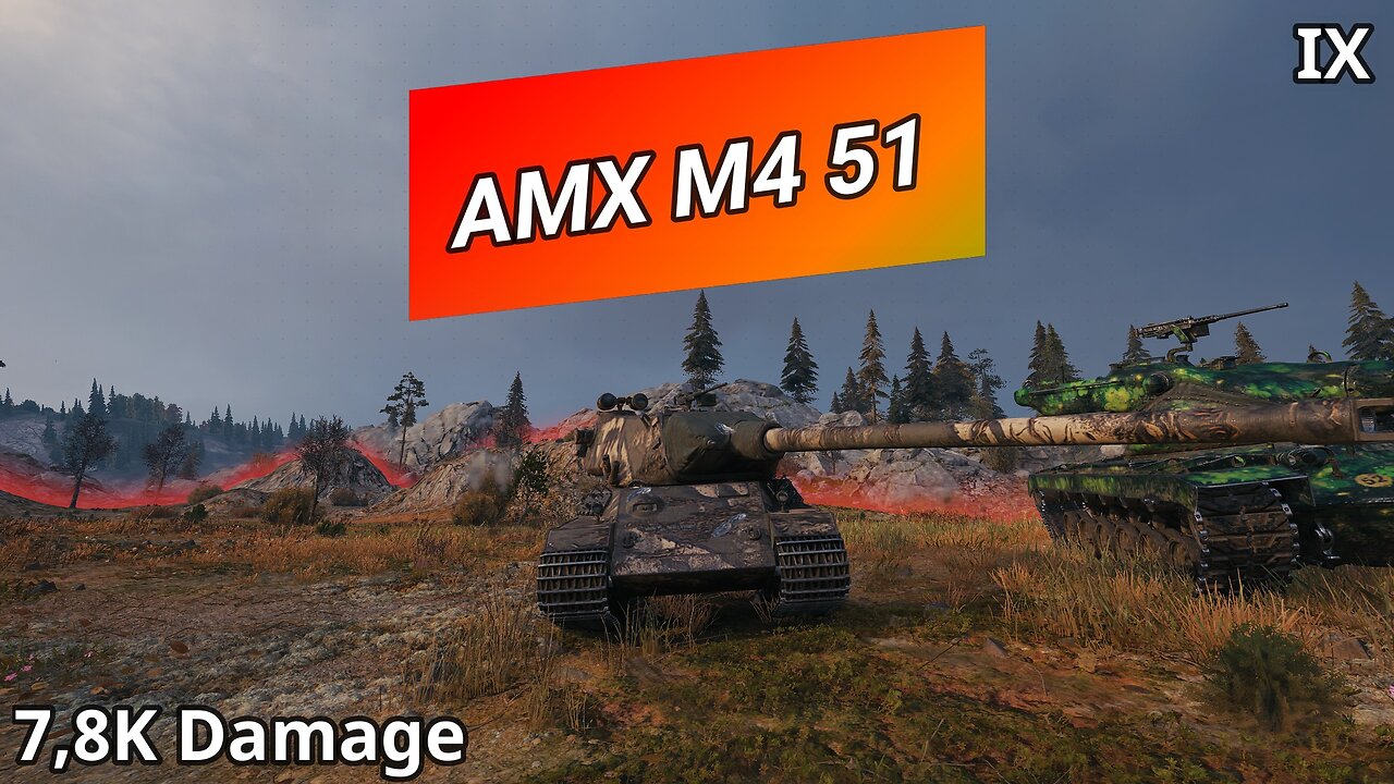 AMX M4 mle. 51 (7,8K Damage) | World of Tanks