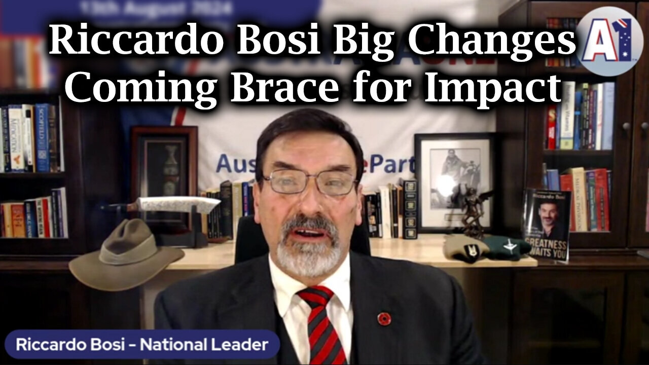 Riccardo Bosi Trump News - Big Changes Coming Brace For Impact - 8/22/24..