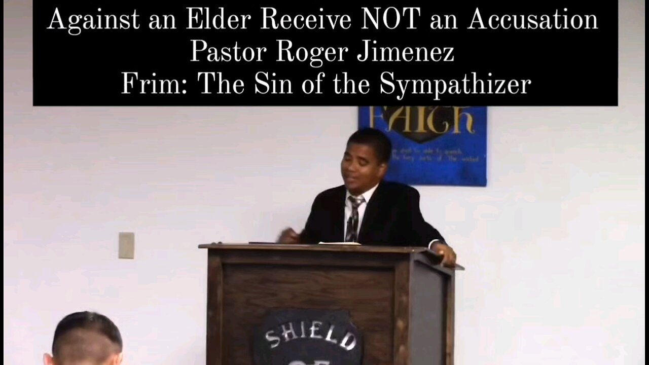 Against an Elder Receive NOT an Accusation | Pastor Roger Jimenez