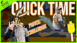 Quick Target Engagement Shooting Drill ┃ NOOB Quick Time Pistol Challenge