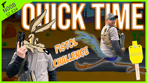 Quick Target Engagement Shooting Drill ┃ NOOB Quick Time Pistol Challenge